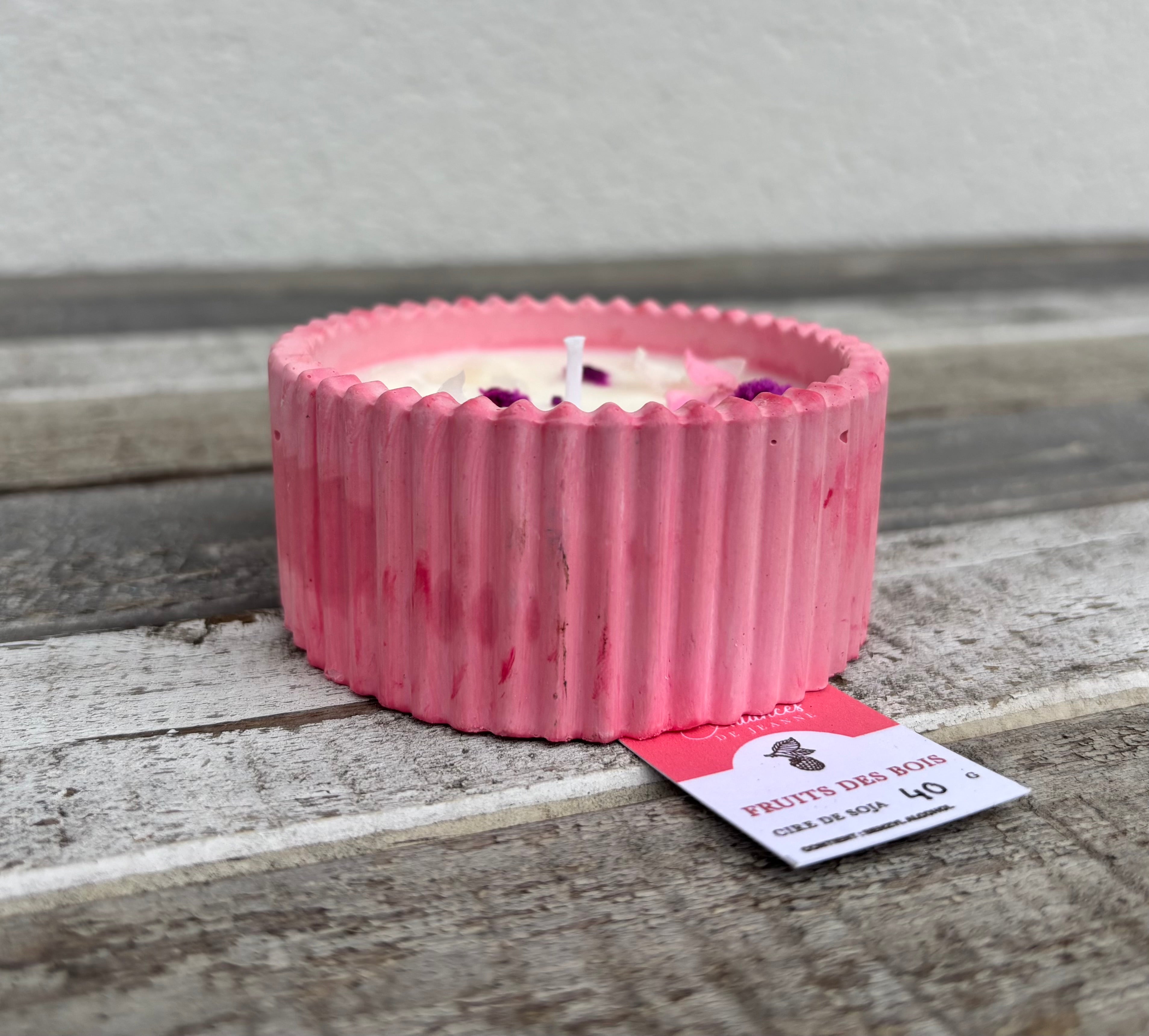 Bougie parfumée "Fruits des Bois" petit format