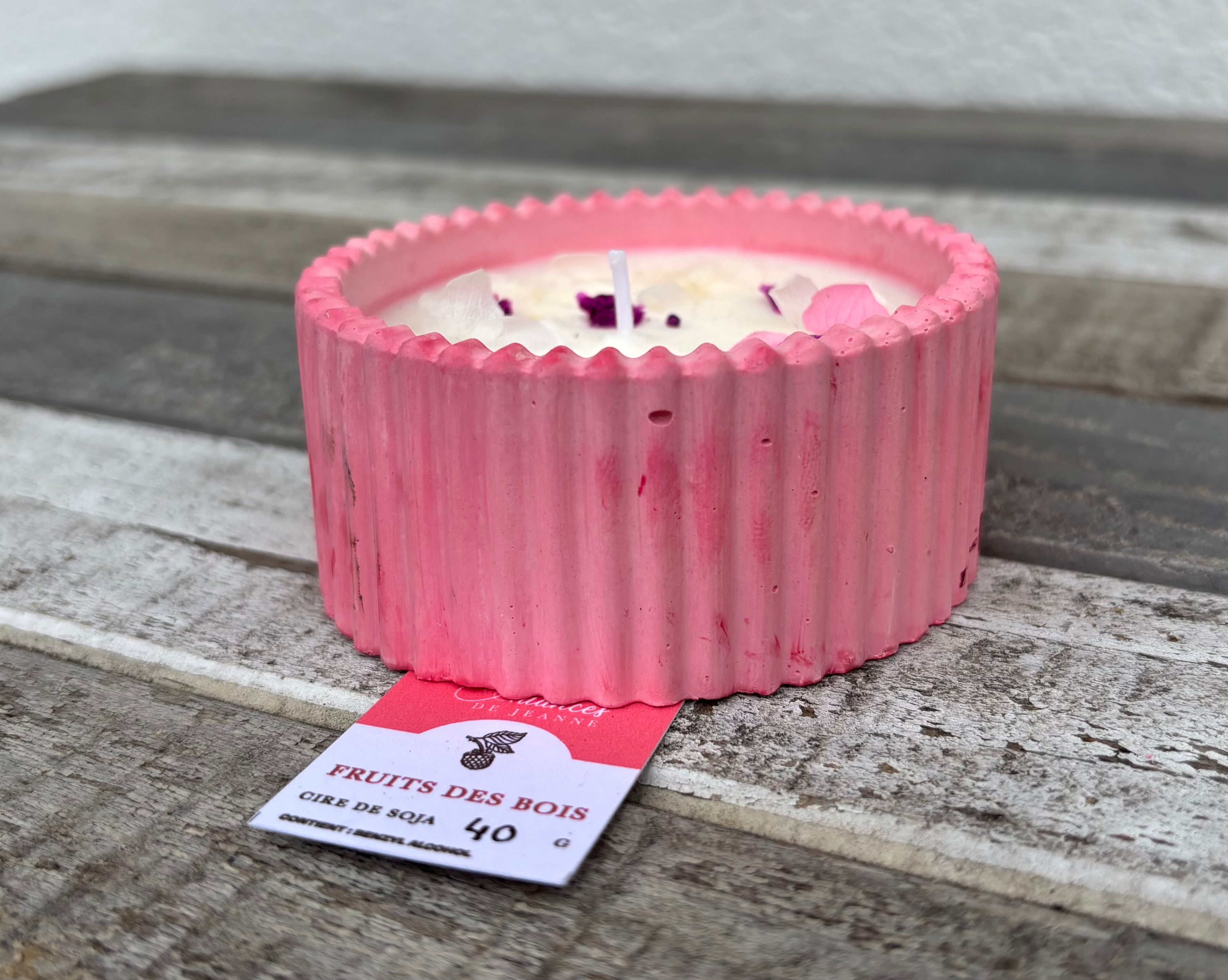 Bougie parfumée "Fruits des Bois" petit format