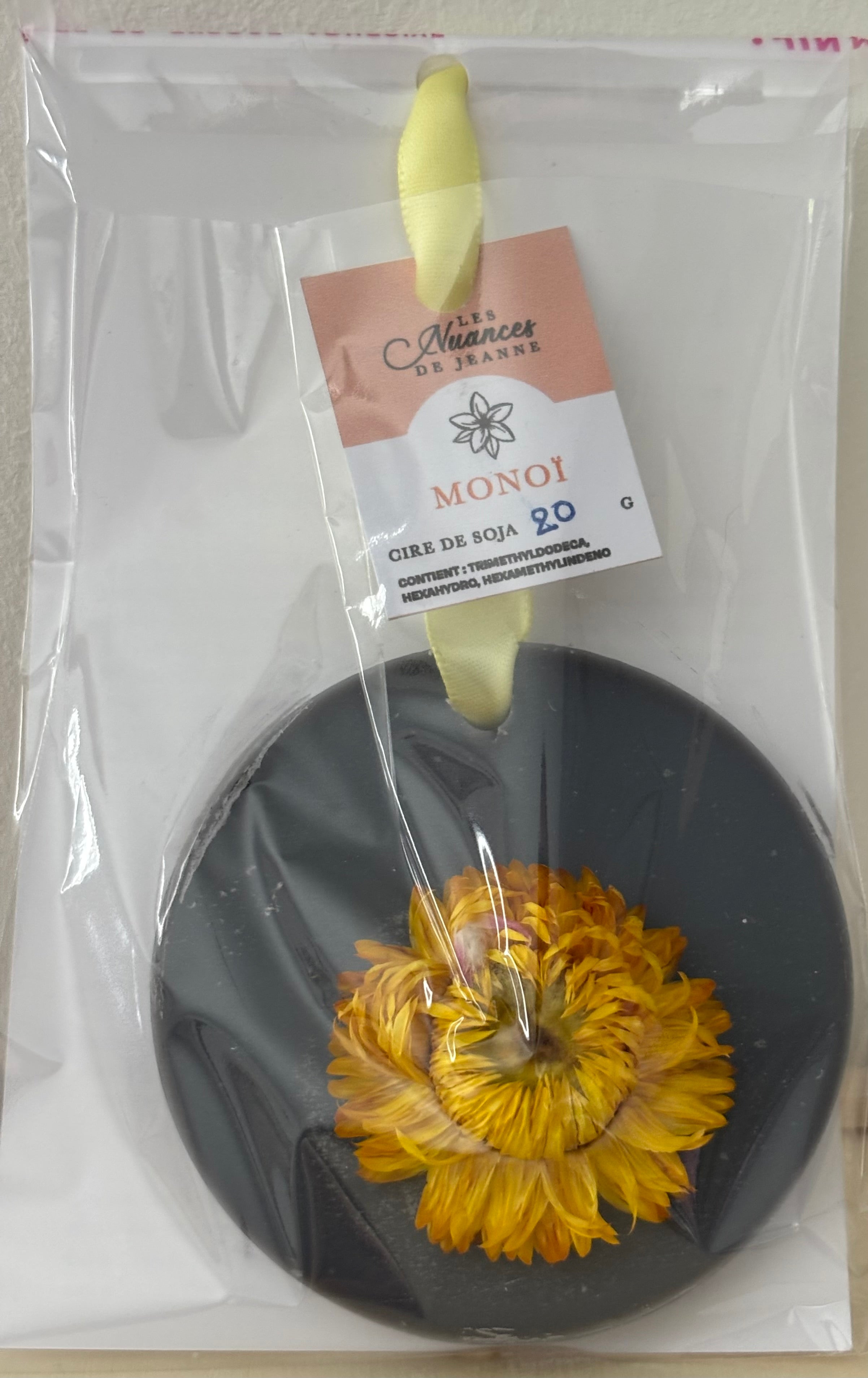 Suspension rond Monoï parfum de l'été