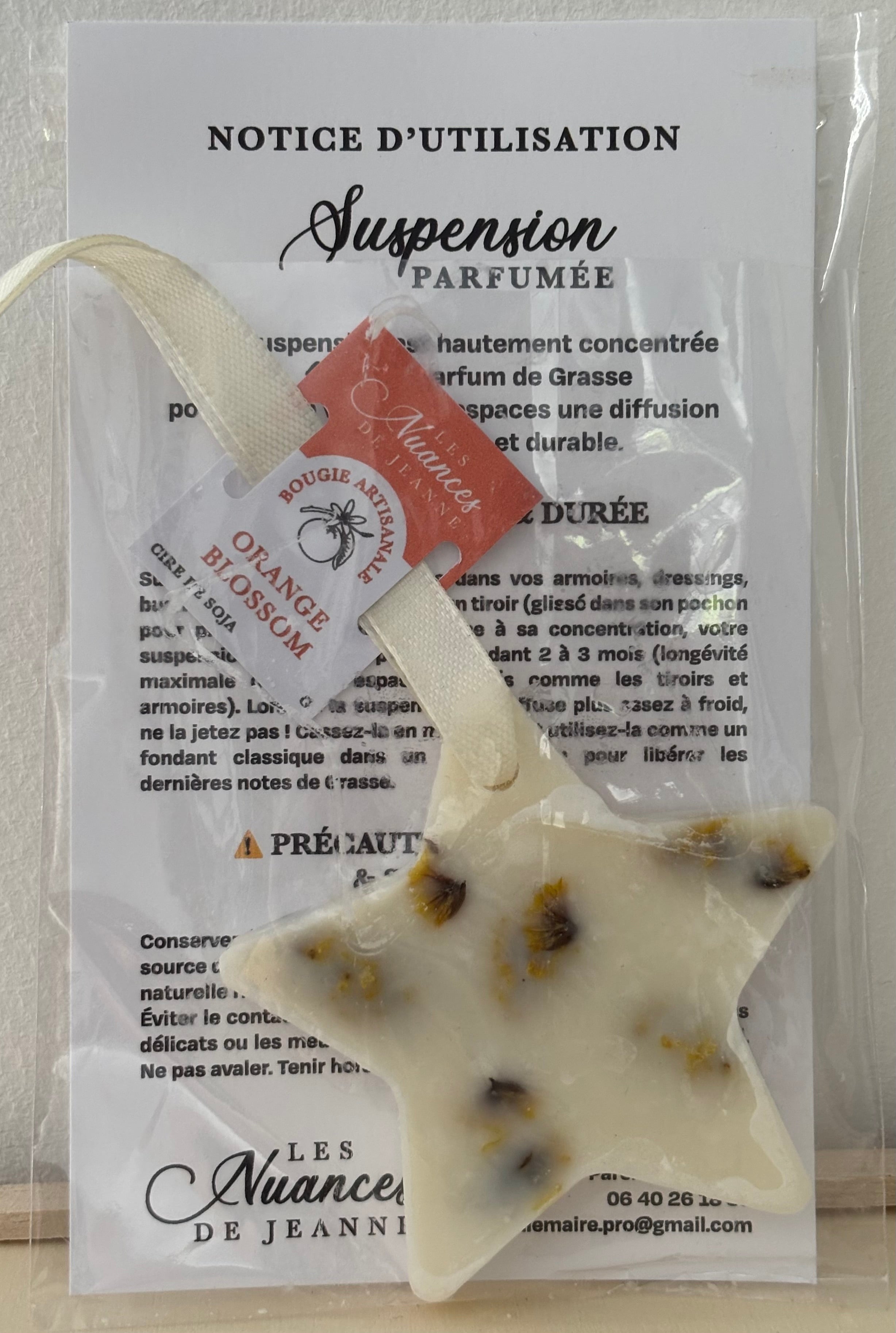 Suspension étoile Orange Blossom