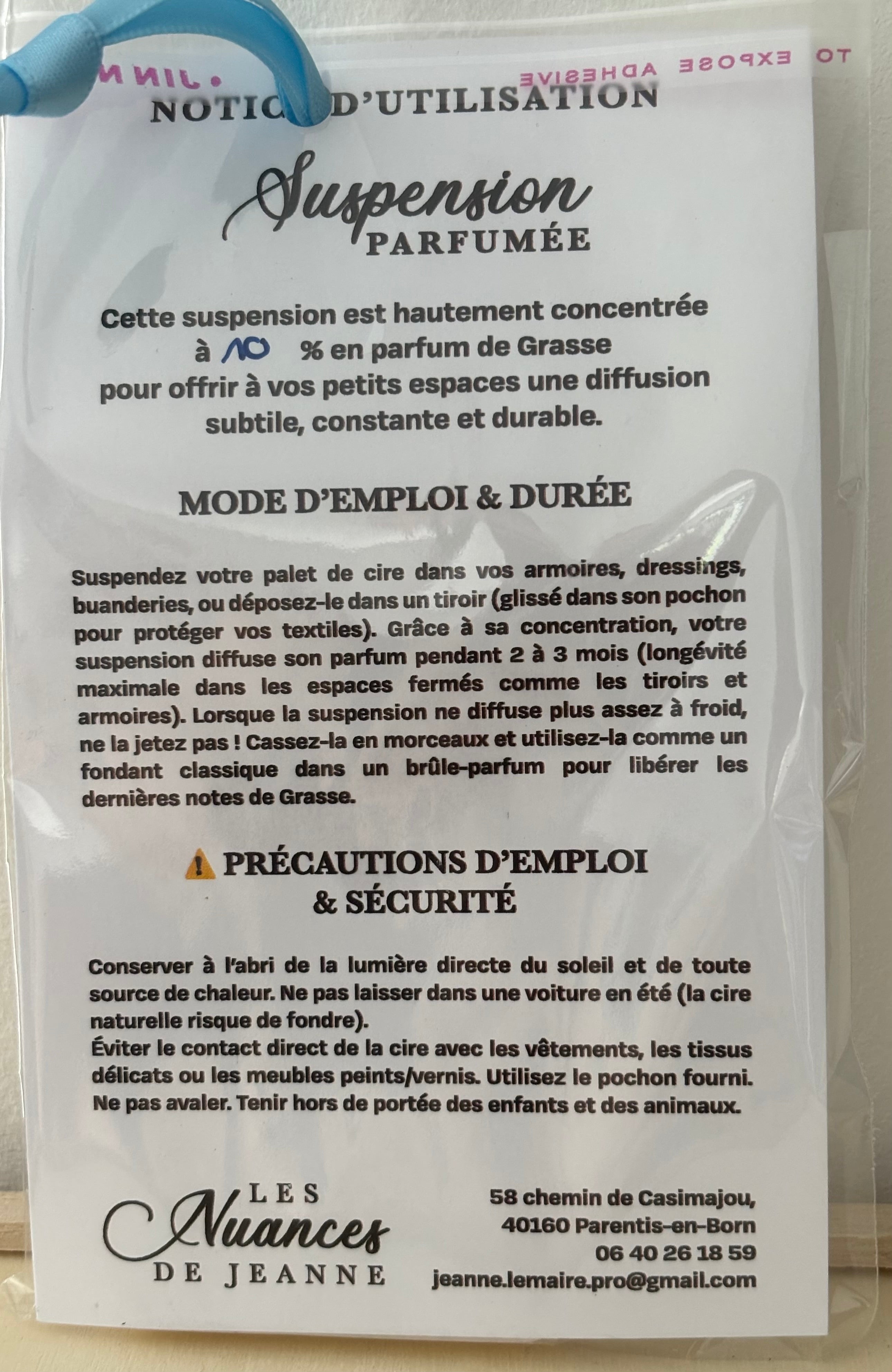 Suspension rectangle Pomme d'amour